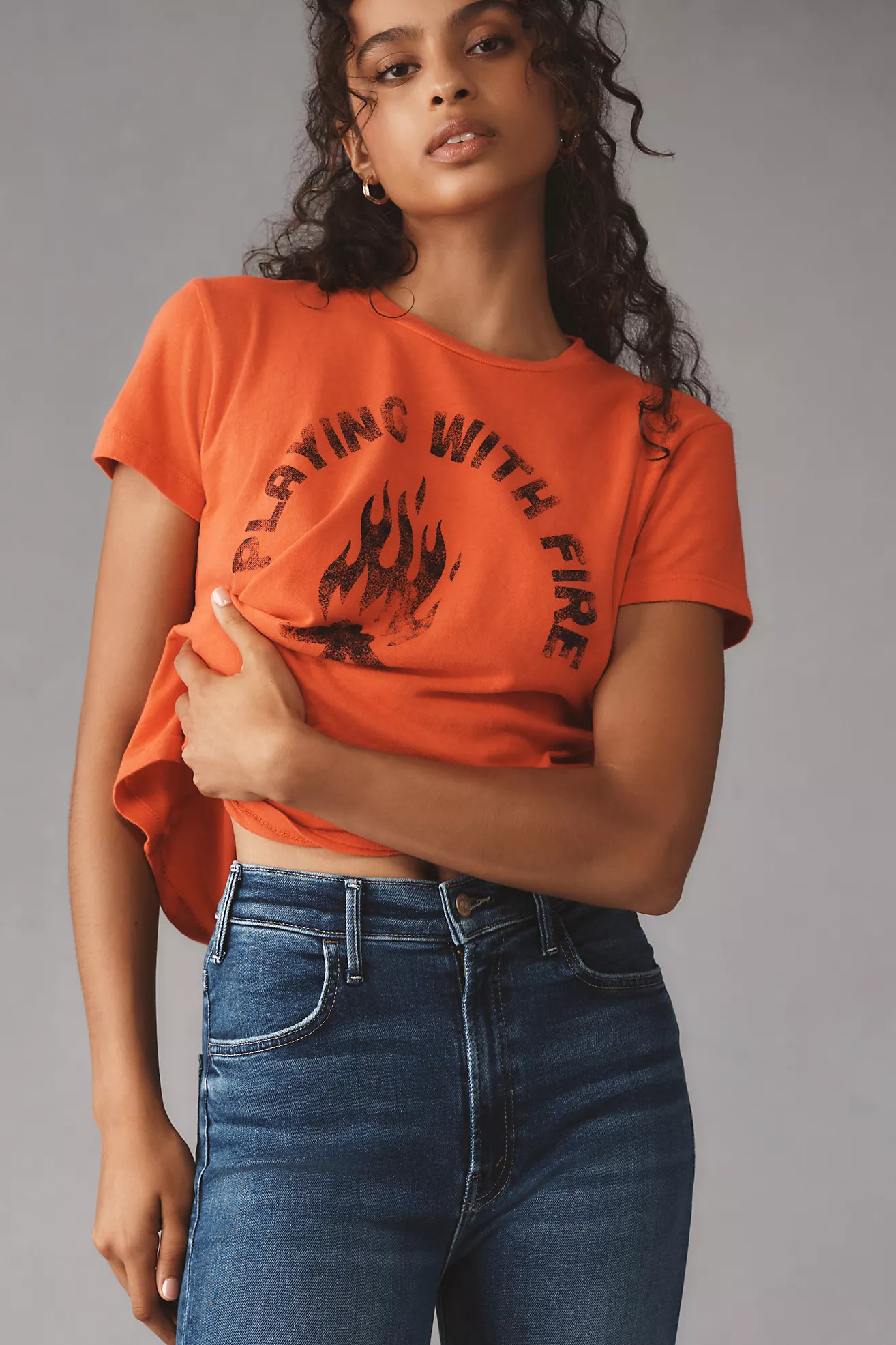 MOTHER The Hustler High-Rise Ankle Jeans | Anthropologie (US)