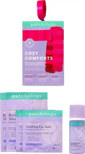 Patchology Cozy Comforts Soothing & Protecting Skin Care Essentials Set $41 Value | Nordstrom | Nordstrom