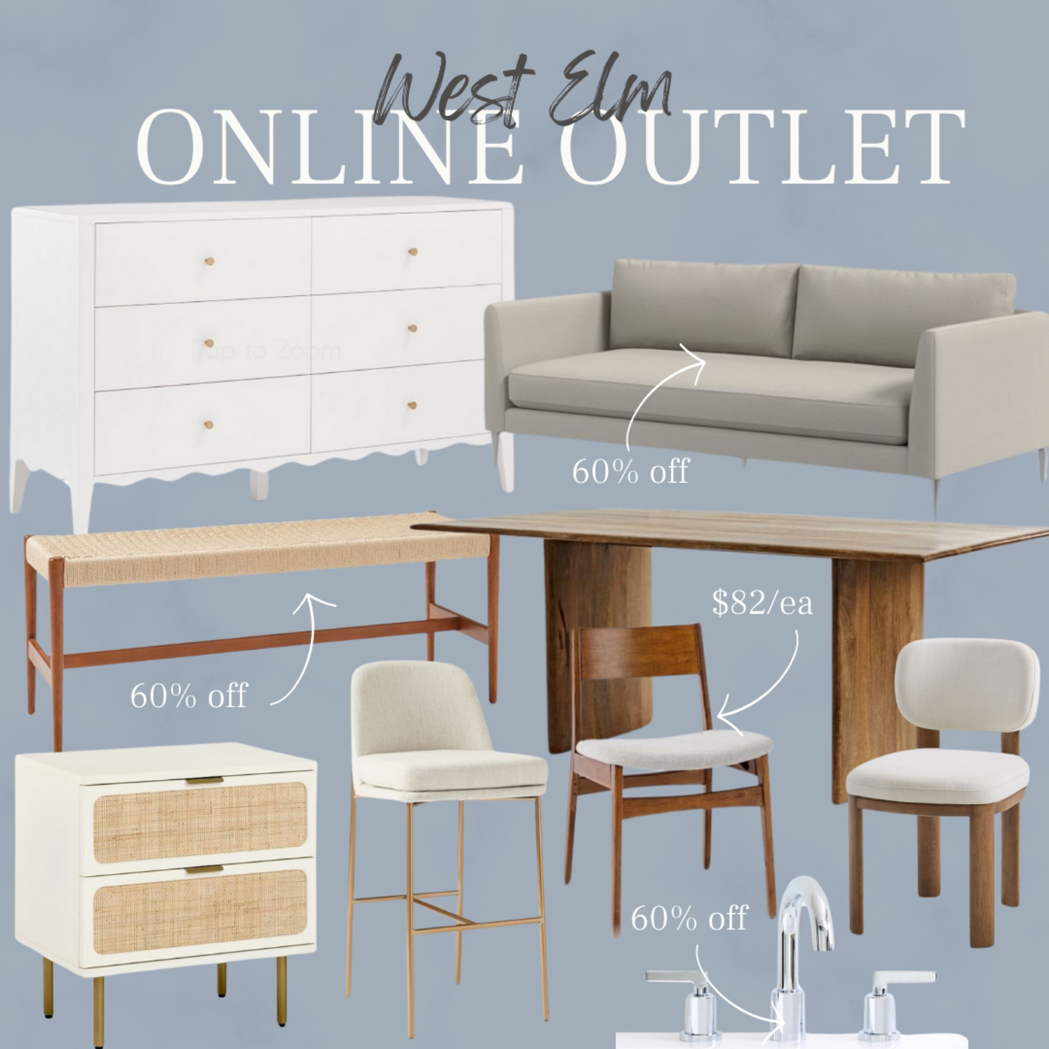 CLICK FIRST PHOTO TO VIEW FULL WEST ELM ONLINE OUTLET!


#LTKSaleAlert #LTKHome #LTKSeasonal