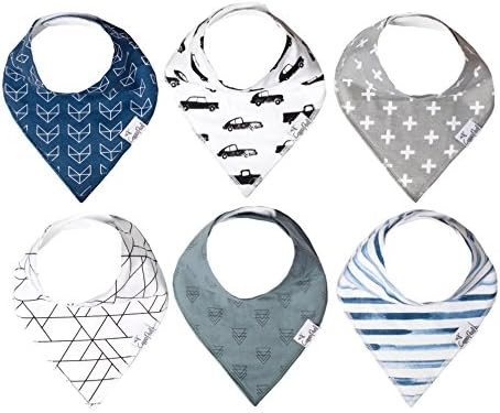 Baby Bandana Drool Bibs for Drooling and Teething 6 Pack Gift Set for Boys “Rider” by Copper ... | Amazon (US)