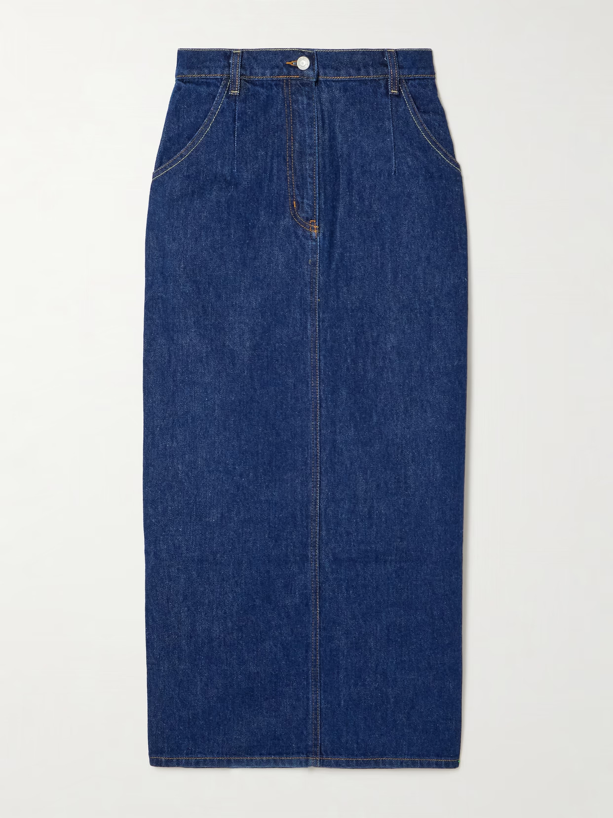 Magda Butrym - Denim Midi Skirt - Blue | NET-A-PORTER (US)
