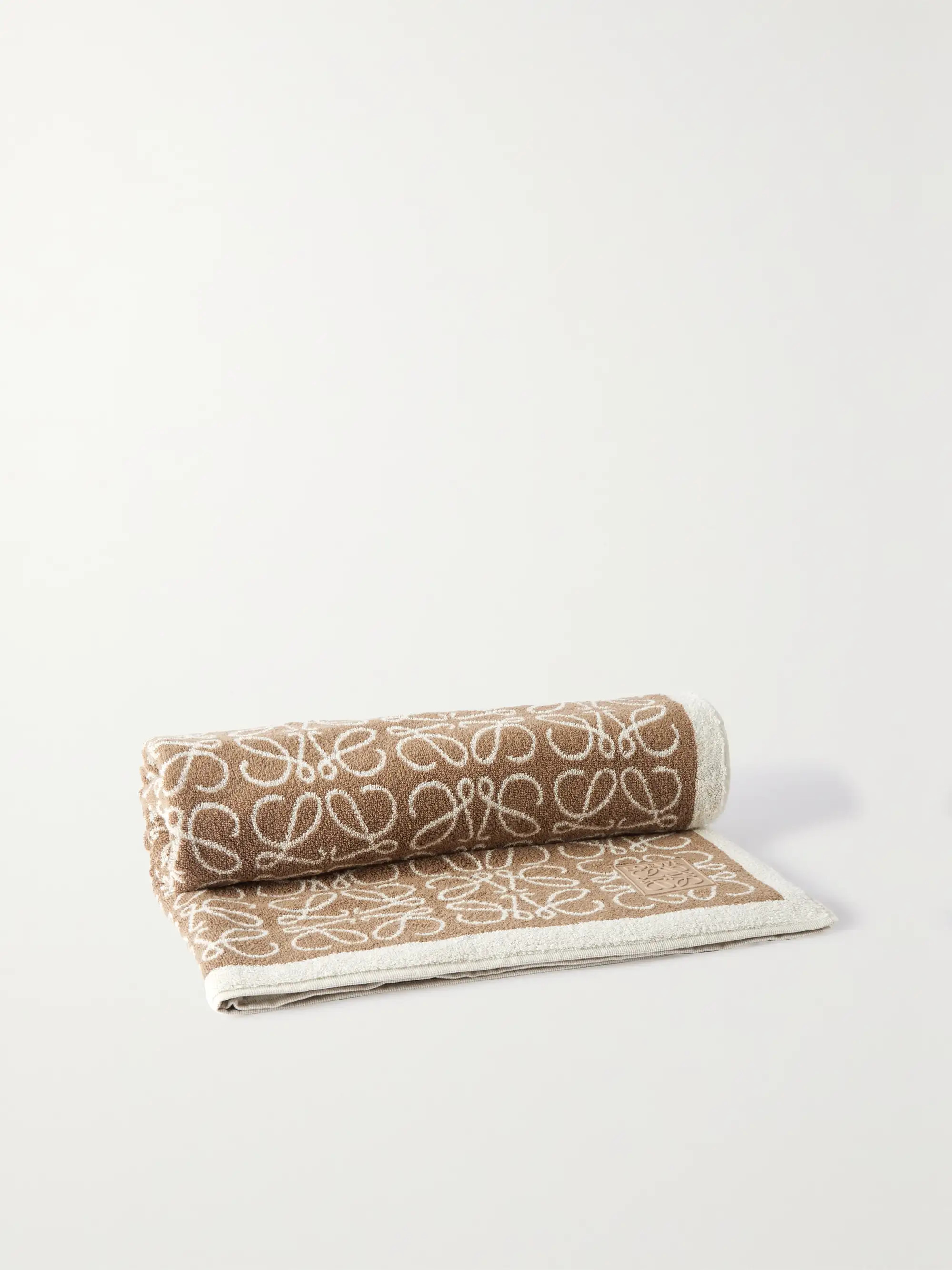 Anagram cotton-terry jacquard towel | NET-A-PORTER (UK & EU)