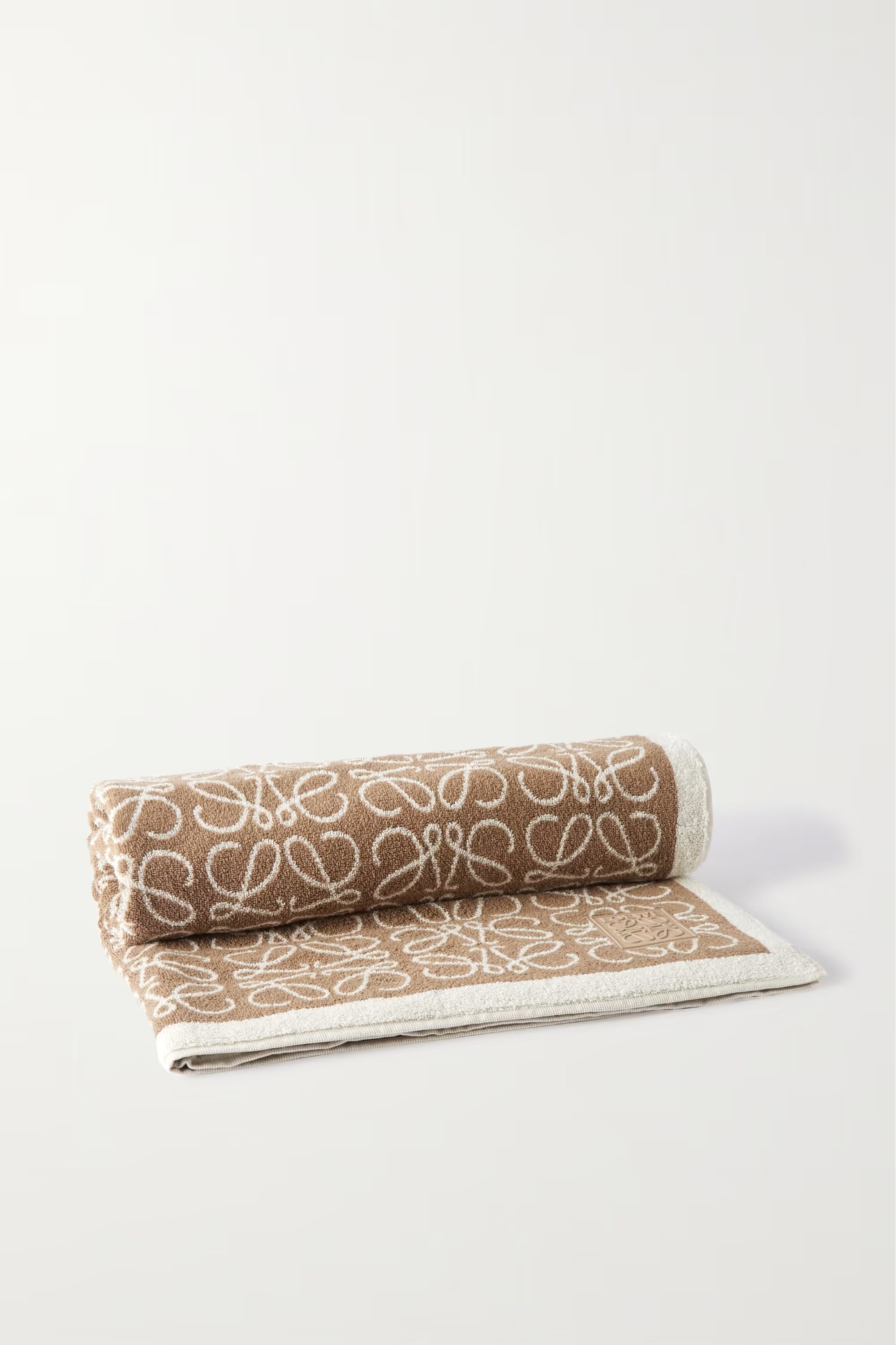 Anagram cotton-terry jacquard towel | NET-A-PORTER (UK & EU)