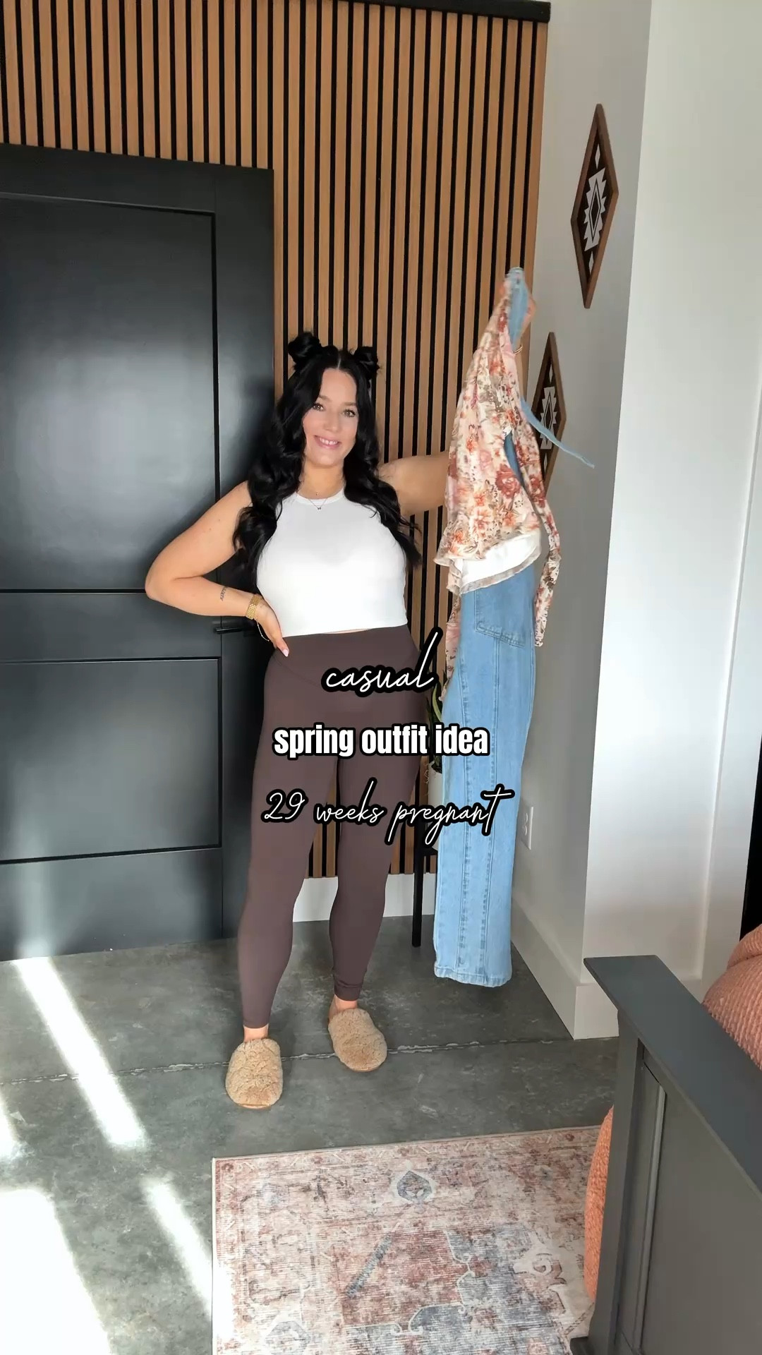 Casual Bump Friendly Spring Outfit 🌸

Top - small
Bralette - medium
Denim Jumpsuit - small (light blue) - I had this jumpsuit from pre-pregnancy and while it does still fit, I could easily go up one size for more room (currently 29 weeks pregnant)

*I also linked another denim jumpsuit option that is fully stocked!

casual spring outfit | spring outfit ideas for women | third trimester outfit ideas for women spring | clogs outfit ideas | spring transition outfits for women | spring style inspo | floral mesh top and denim jumpsuit outfit | casual outfit ideas for women | amazon fashion for spring | bump friendly outfit ideas 



#LTKBump #LTKgrwm #LTKootd