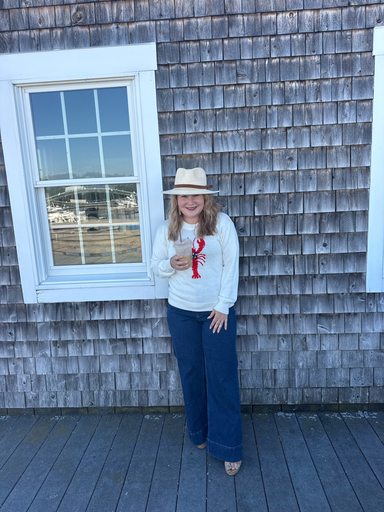 Another great way to style this sweater especially if it is a chilly day for the fourth.

#LTKootd #LTKPetite #LTKSeasonal