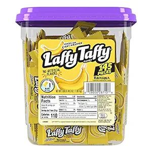 Laffy Taffy Candy Jar, Banana, 145 Count | Amazon (US)