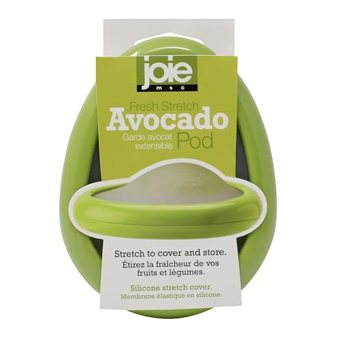 Joie Fresh Stretch Pod Avocado Storage Container, Silicone Food Saver, Keeps Leftover Produce Flavorful and Firm in Fridge, Reusable Kitchen Gadget, Dishwasher Safe, BPA-Free | Amazon (US)