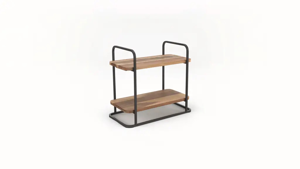 Better Homes & Gardens Rectangle Two-Tier Wood Serving Tray, 14.29" L x 7.08" W, Gray | Walmart (US)