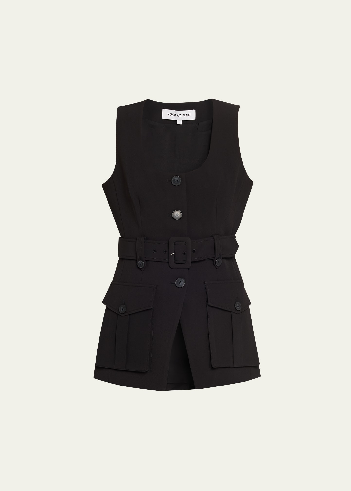Veronica Beard Becker Tailored Utility Vest | Bergdorf Goodman