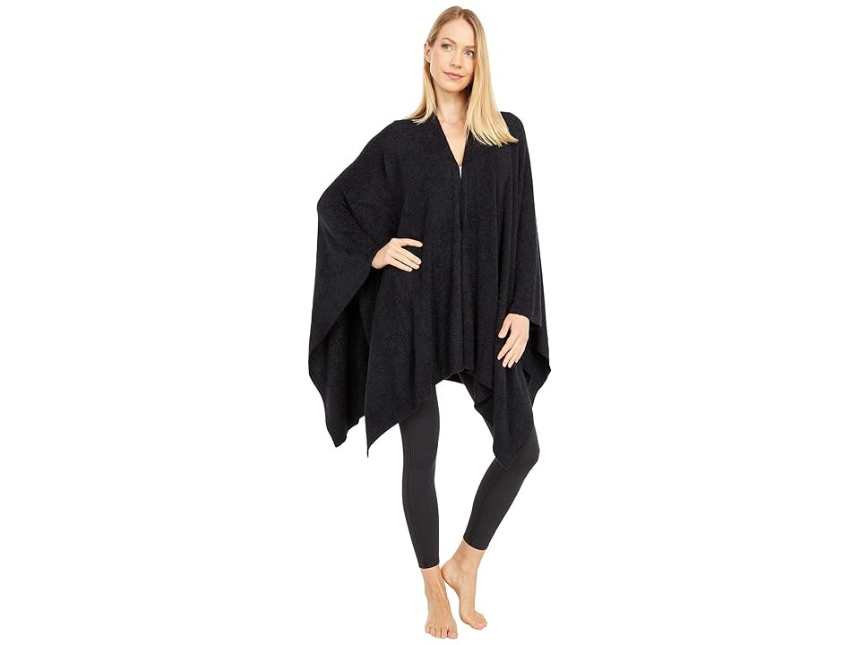 Barefoot Dreams Weekend Wrap Women's Clothing Black, Nylon/Rayon | Zappos