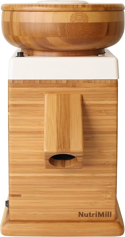 NutriMill Harvest Electric Stone Grain Mill, 450 Watt - White | Amazon (US)