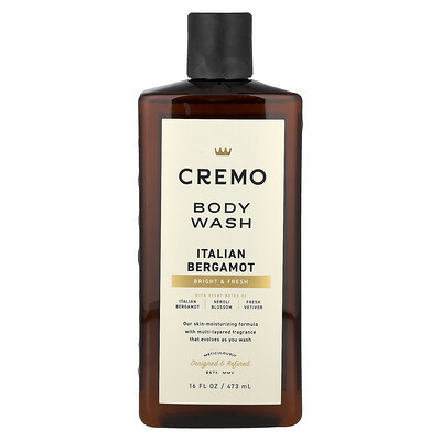Cremo, Body Wash, Italian Bergamot, 16 fl oz (473 ml) | iHerb
