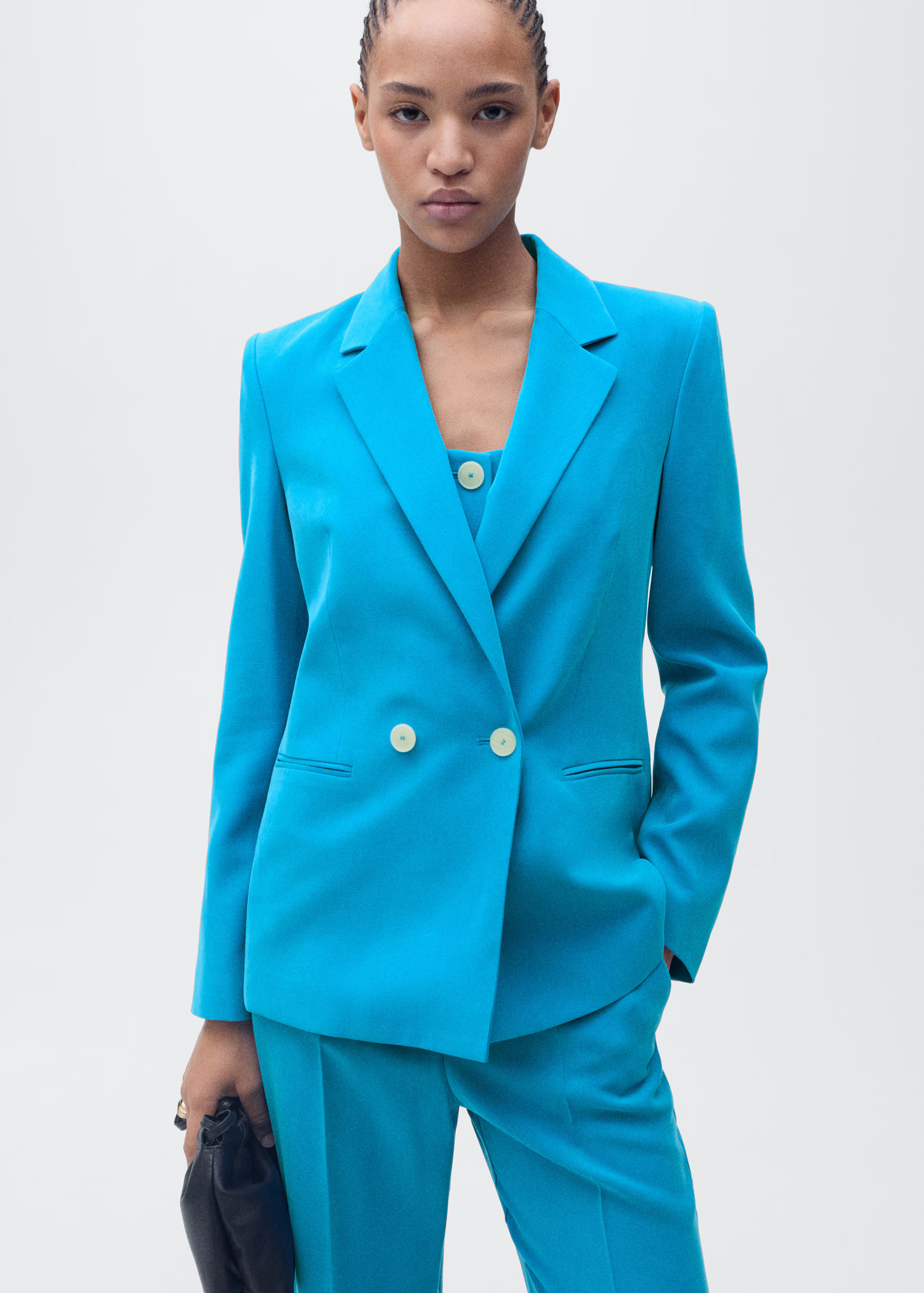 Straight-fit suit jacket - Women | MANGO USA | Mango (US/MX/AU)