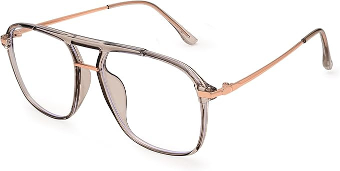 Dollger Blue light Blocking glasses for women fashion Oversized aviator, Computer GLasses Protect... | Amazon (US)