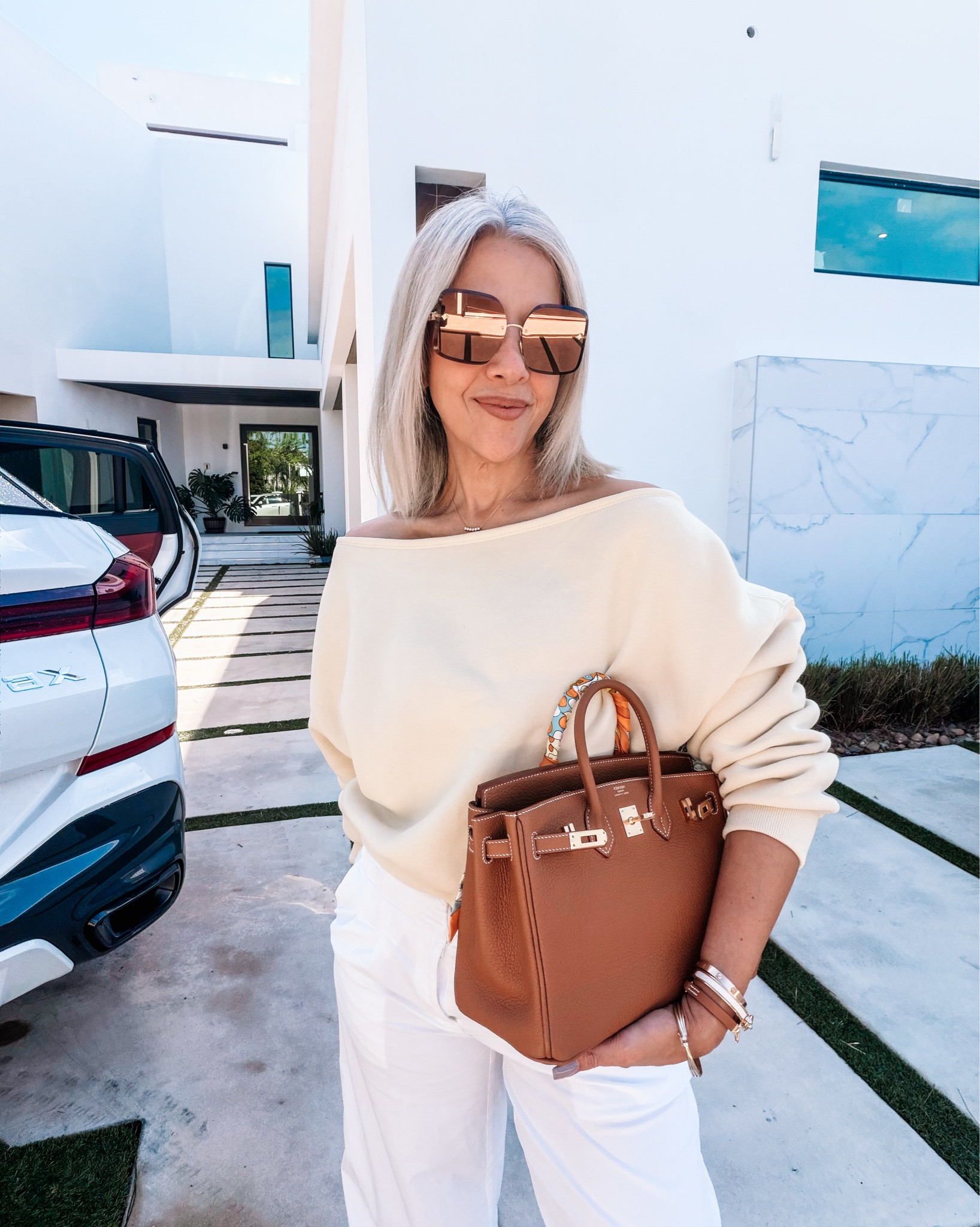 My sweatshirt is super comfy and comes in many cute colors. Of course I paired it with my B 

#LTKMothersDay