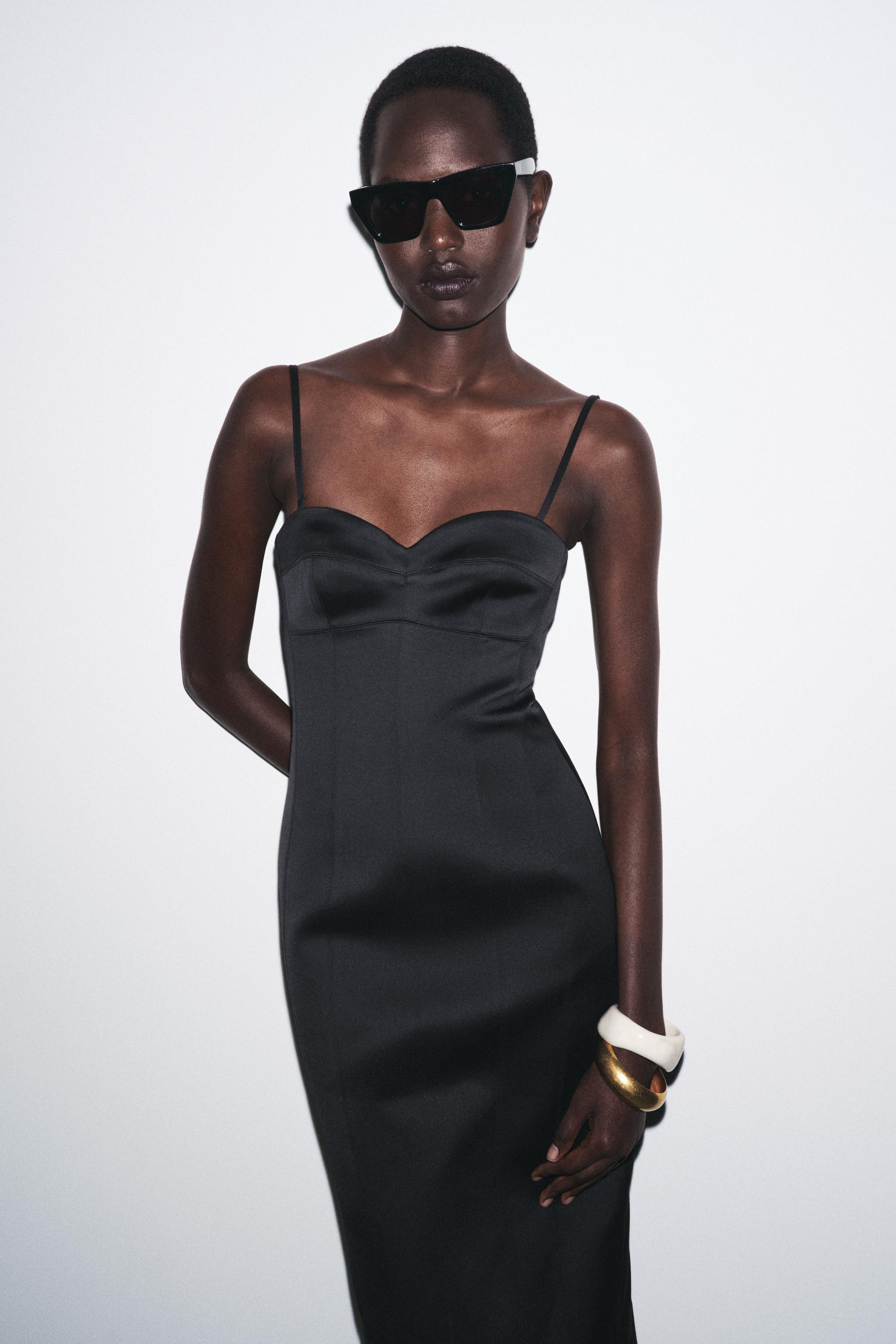 VESTITO SATINATO MULTIPOSIZIONE ZW COLLECTION | Zara IT