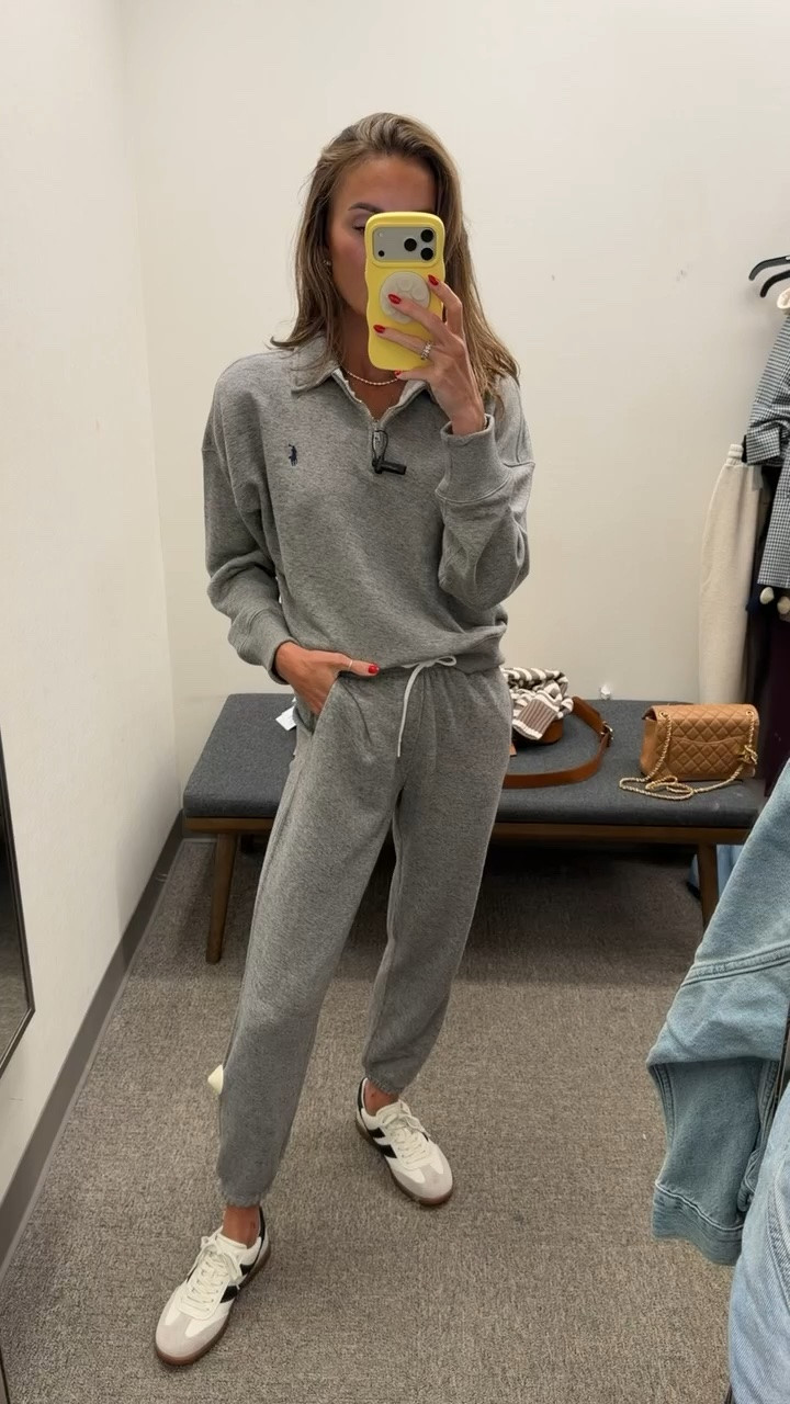 Elevated sweat set that I want to LIVE in! On sale 🥳 runs a little small fyi!