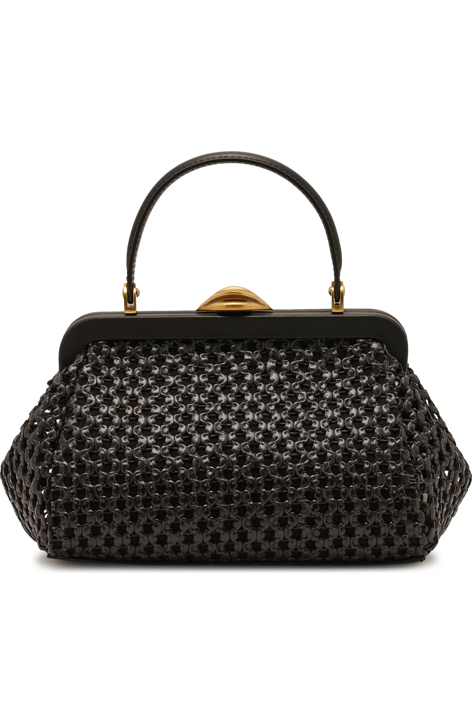 Zuma Woven Frame Top Handle Bag | Nordstrom