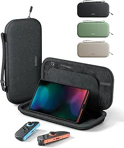 Belkin Carrying Case for Nintendo Switch 2, Travel Bag w/AirTag Holder & Game Card Storage Pocket... | Amazon (US)