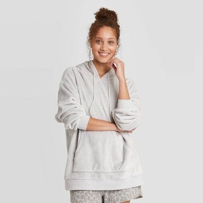 Women's Faux Fur Lounge Tunic Sweatshirt - Colsie™ | Target
