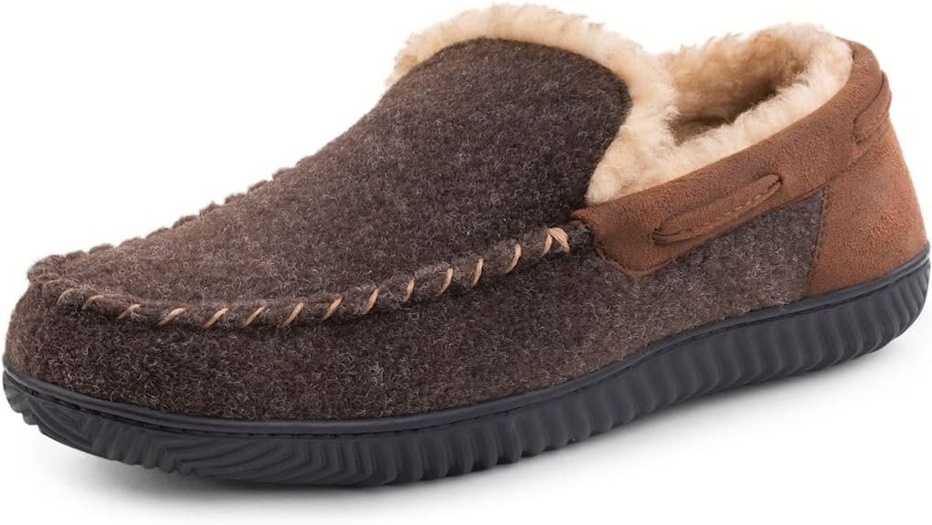 RockDove Men's Hearthfire Memory Foam Moc Slipper | Amazon (US)