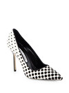Click for more info about BB Polka Dot Calf Hair Pumps