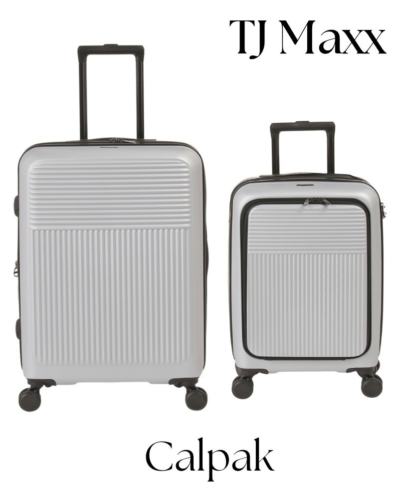Calpak luggage on sale at TJ Maxx! White fluted, travel, airport, vacation, trip, designer deals.

#LTKTravel #LTKFamily #LTKSaleAlert