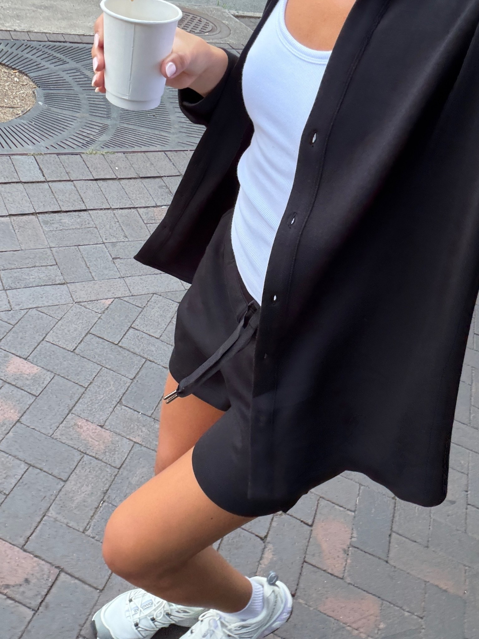 Coffee run 👟 wearing a Small in black set and tank! The matching set is the softest material on the planet. Code NENAXSPANX works for 15% off your first order

#LTKootd #LTKmorningroutine