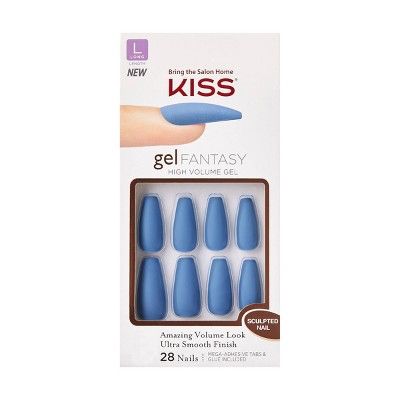 KISS Gel Fantasy Sculpted Fake Nails - Sunshine Beauty - 28ct | Target