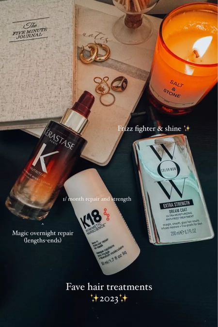 Hair care faves to repair hair! 8hour overnight repair serum K18 once a month to repair damage and breakage Color wow after shower saturate hair to prevent frizz and make hair glass like

#LTKSeasonal #LTKbeauty #LTKGiftGuide