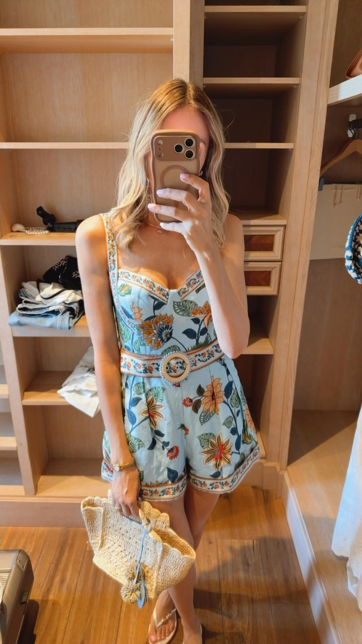 Beach club summer outfit 
The embroidered is beautiful, I love the color, the fit, and how soft the fabric is. Runs true to size, I’m wearing a size small and I’m 5’9” for your reference 🩵

#LTKU #LTKootd #LTKTravel