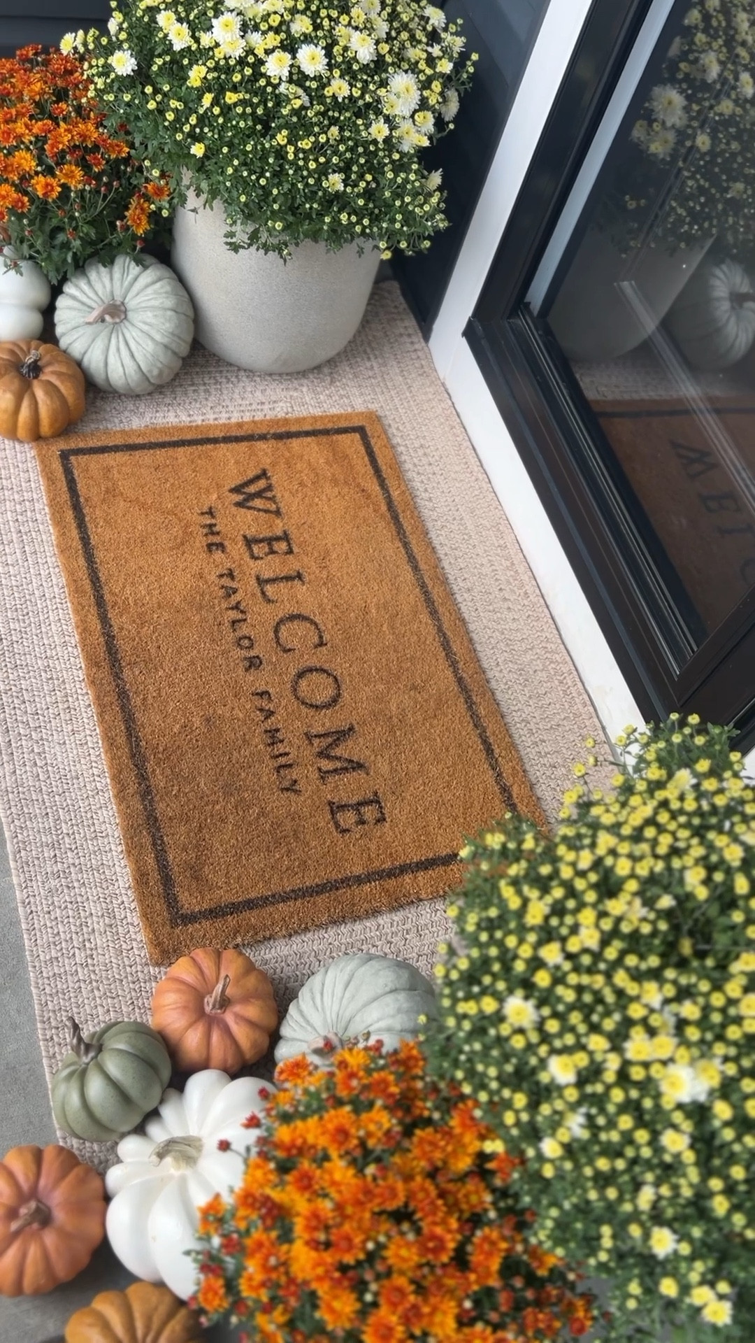 Fall decor for our front porch 🍂