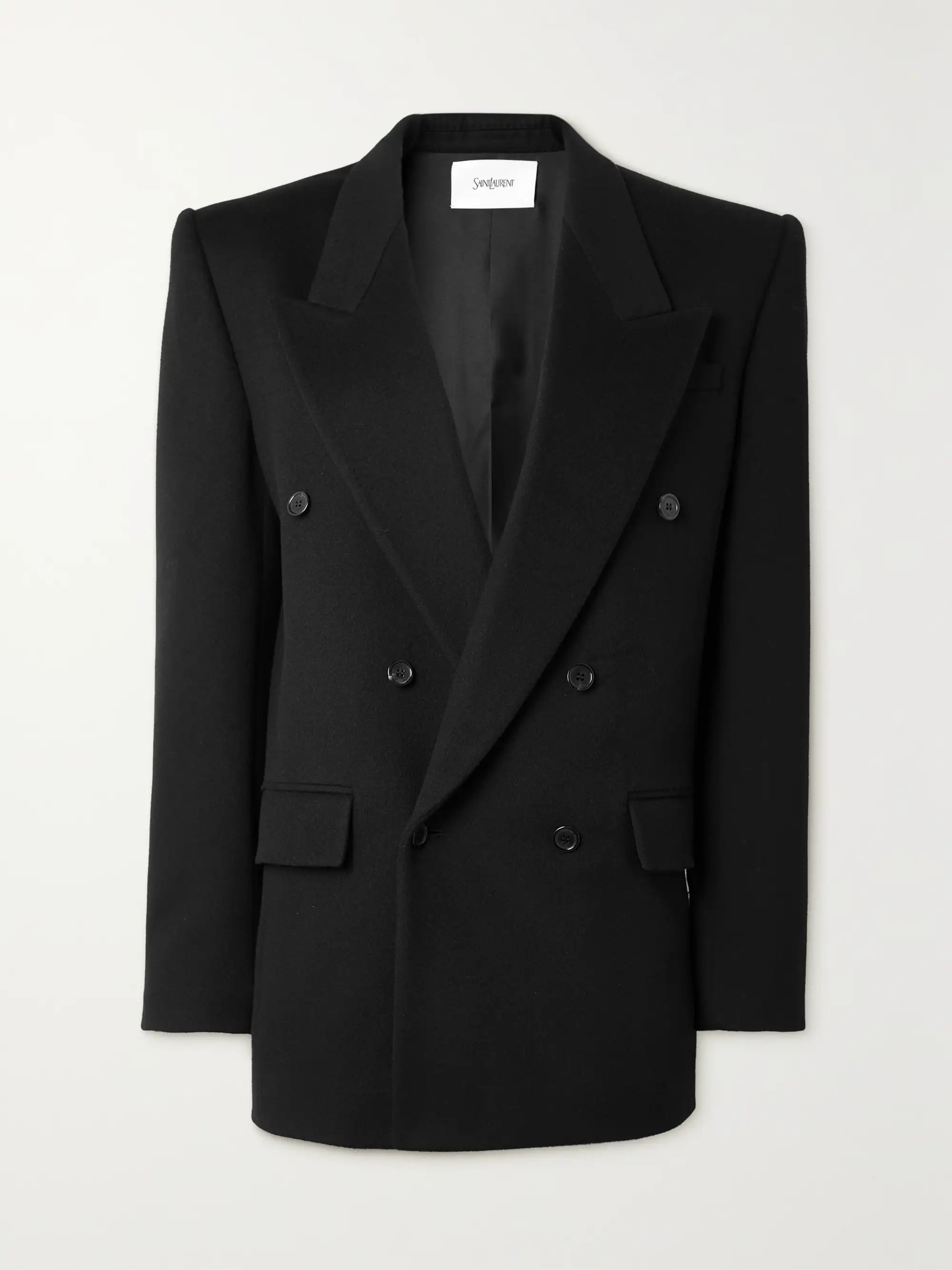 Double-breasted wool and cashmere-blend blazer | NET-A-PORTER (UK & EU)