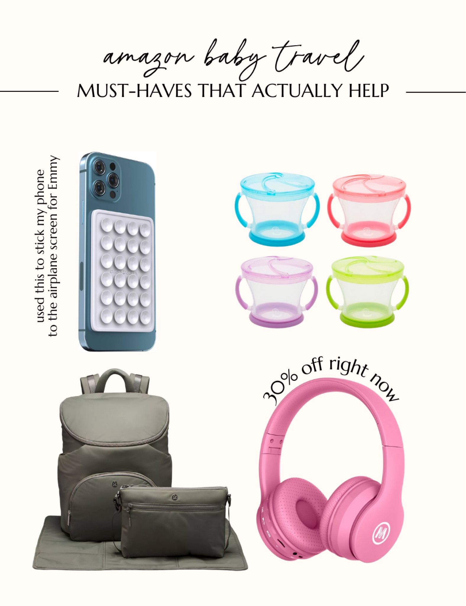 Amazon baby travel must-haves! These products really helped during our flight!

#LTKkids #LTKtravel