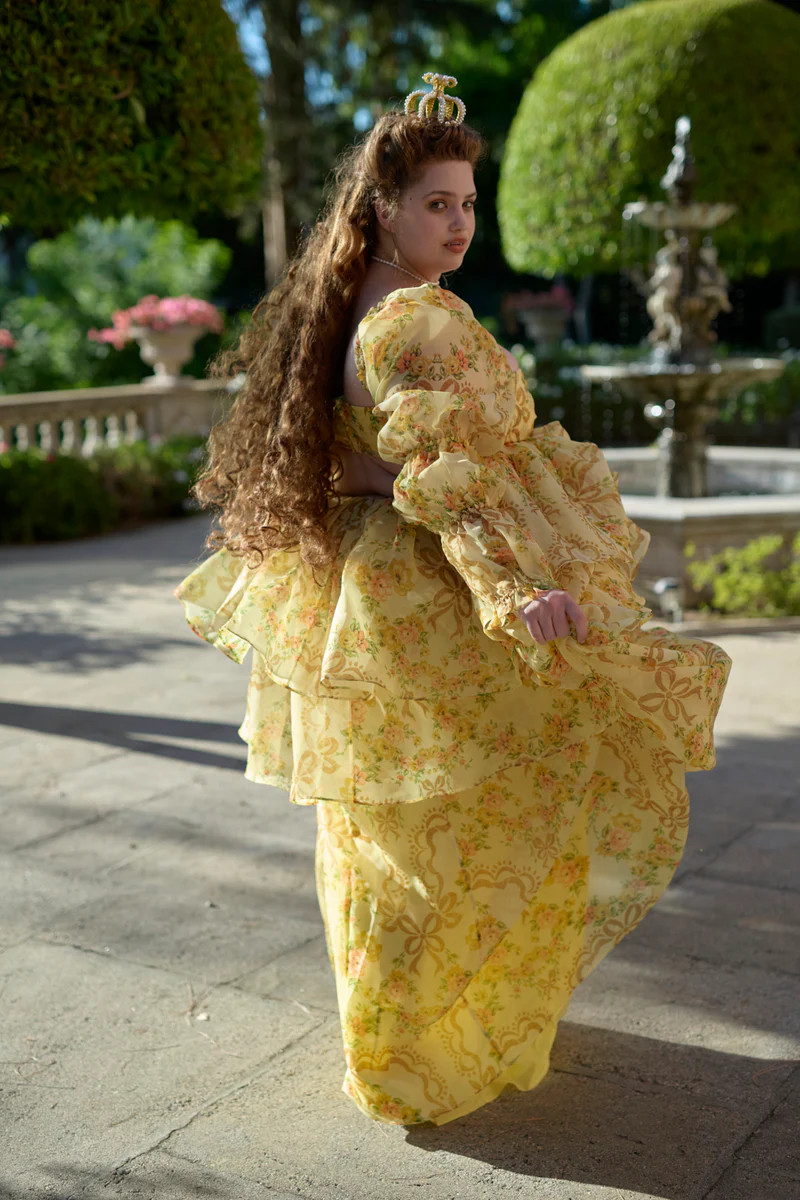 The Crème Brûlée Bustled Moonlight Gown | Selkie Collection