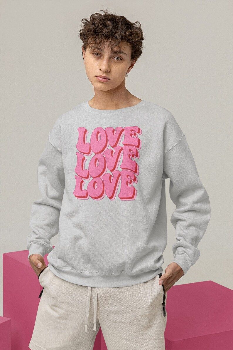 Valentines Day Sweatshirt • Love Sweatshirt • Valentines Day • Valentines Day Shirt • Val... | Etsy (US)