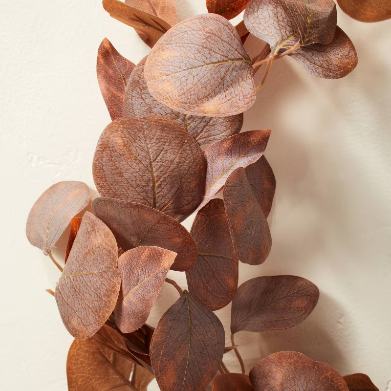 6' Faux Rusted Eucalyptus Fall Garland - Hearth & Hand™ with Magnolia | Target