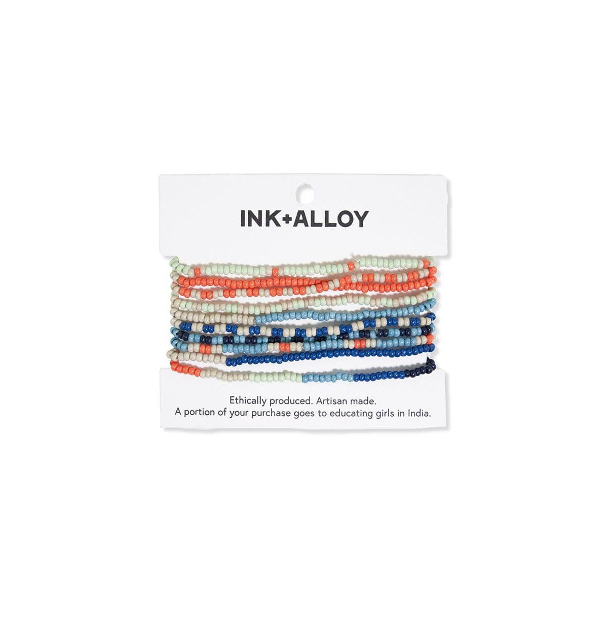 Ink + Alloy Sage 10 Stranded Beaded Stackable Stretch Bracelets - Coastal | Macy's