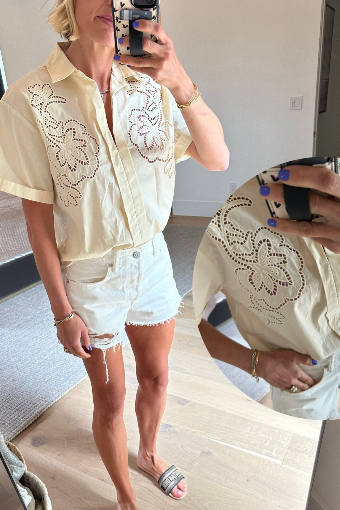 Easy cute summer outfit! Great price on top and sale on my favorite brand of shorts!

#LTKstyletip #LTKfindsunder50 #LTKover40