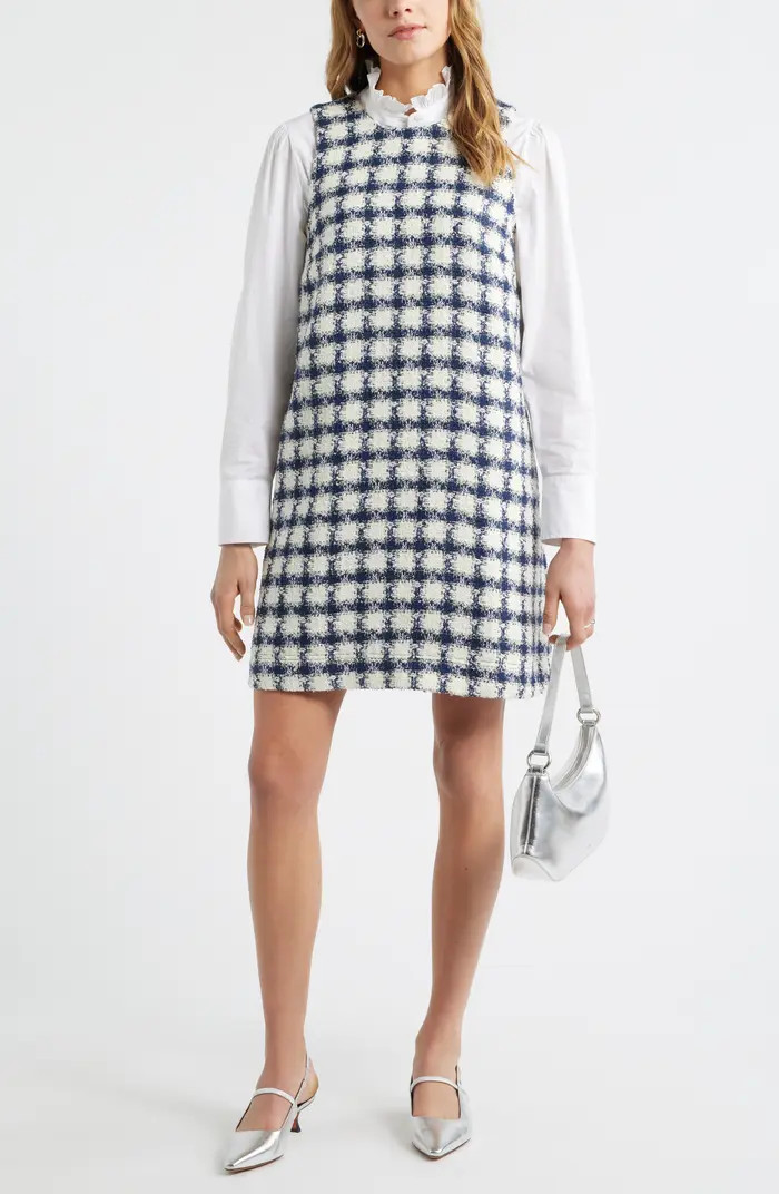 Tweed Sleeveless Shift Dress | Nordstrom