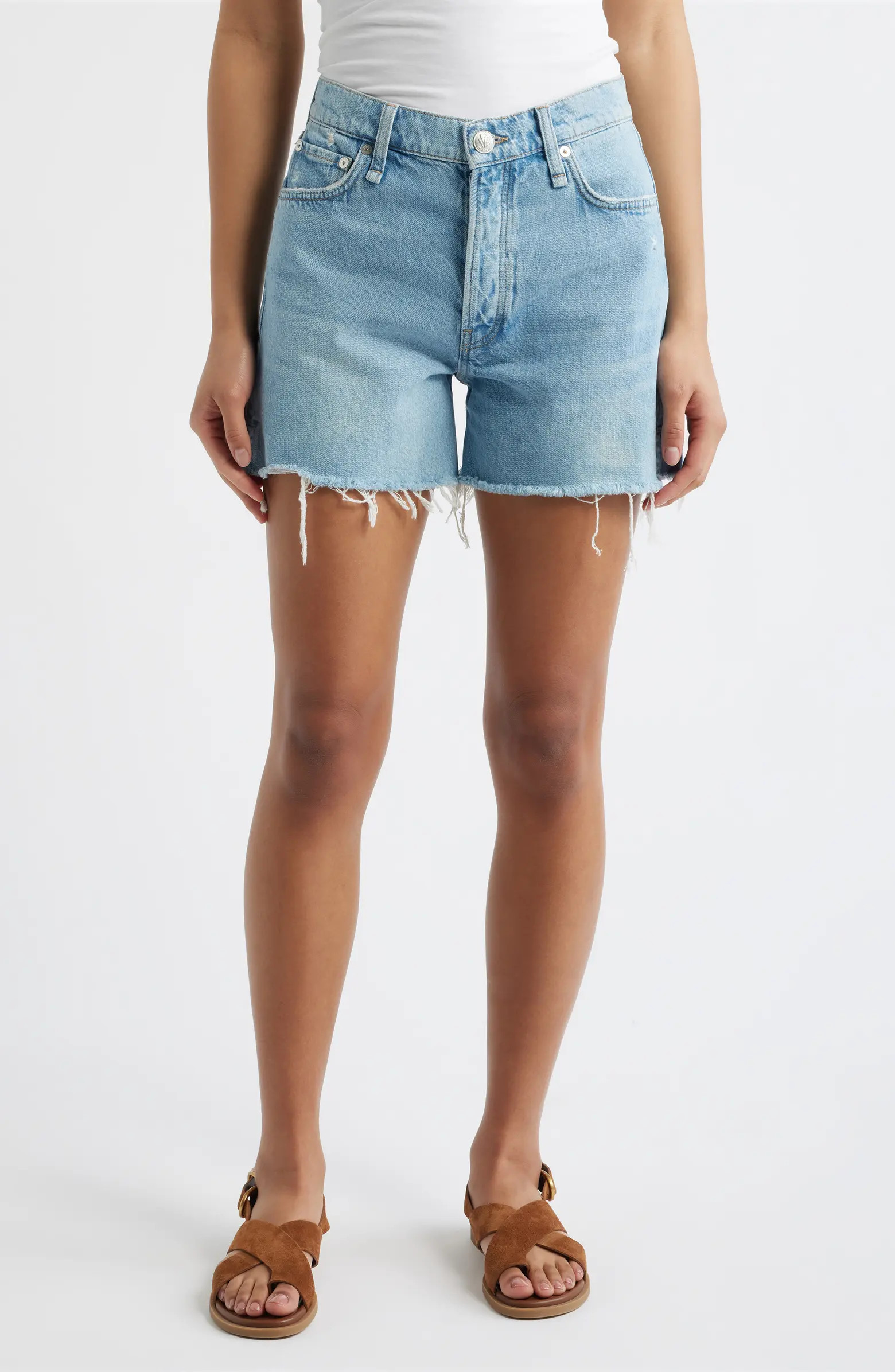 High Waist Cutoff Denim Shorts | Nordstrom