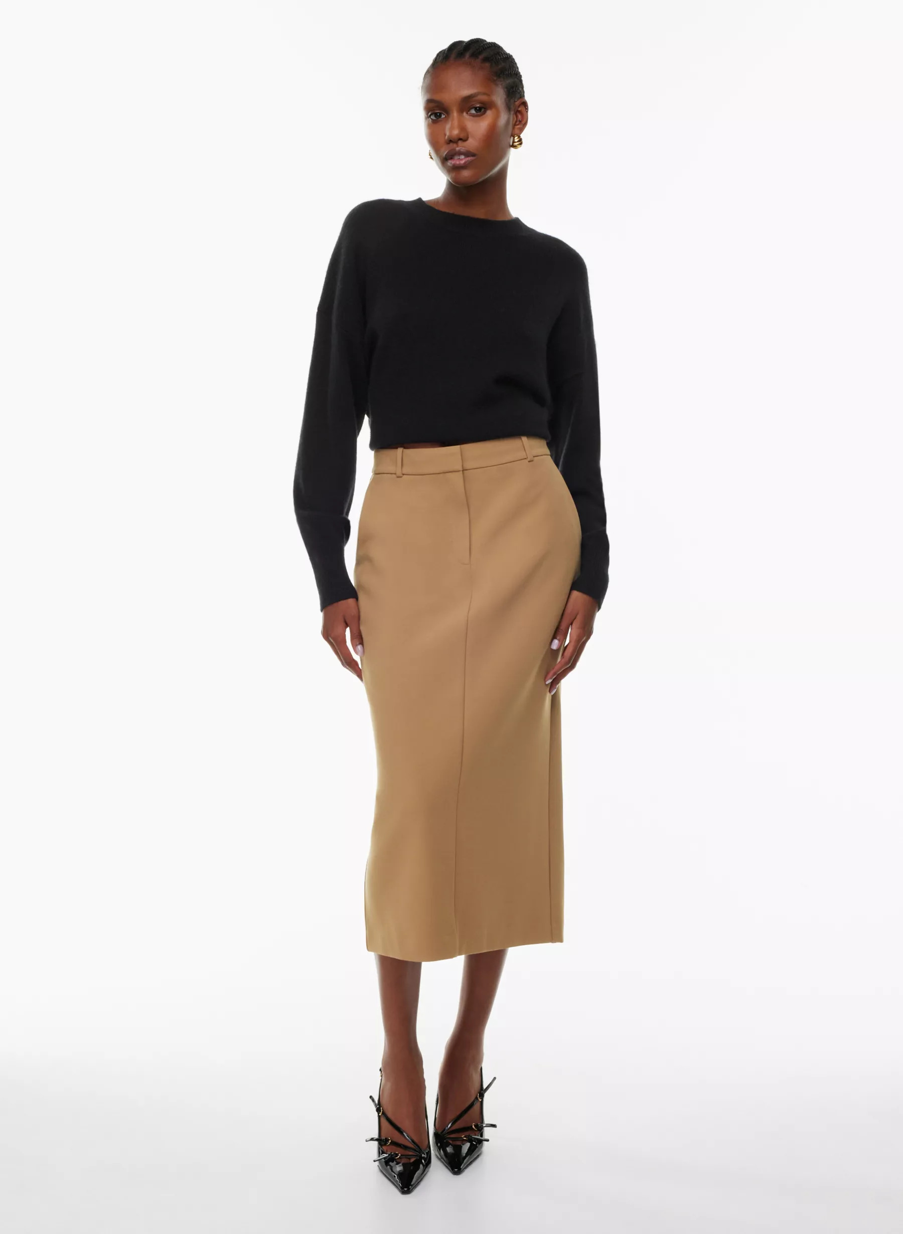 CHISEL MAXI SKIRT | Aritzia