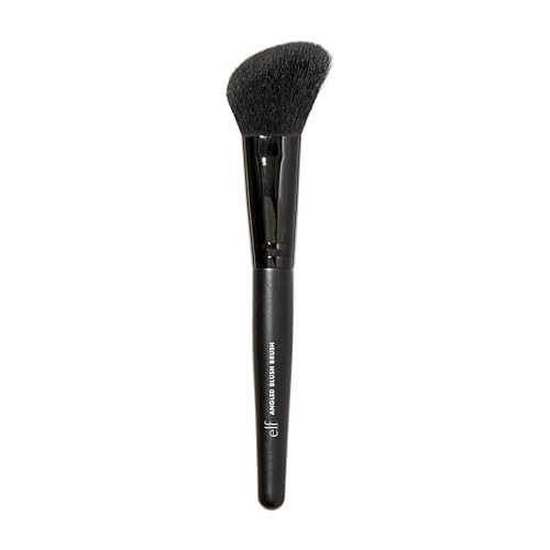 e.l.f. Angled Blush Brush, Face Makeup Brush For A Sculpted Look, Great For Cream, Liquid Or Powder Blush, Bronzers & more, Vegan & Cruelty-Free | Amazon (US)