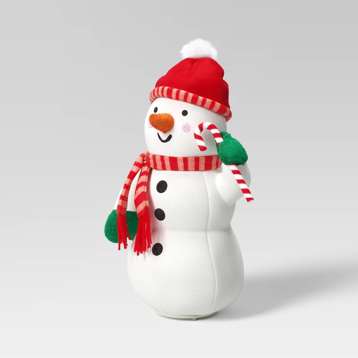 12.5" Battery Operated Animated Plush Snowman Christmas Figurine - Wondershop™ White | Target