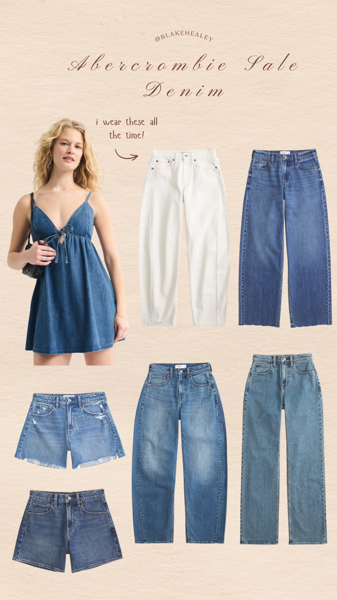 My denim favorites on sale during the Abercrombie sale! Use code AFSUMMER for an extra 15% off 

 #LTKgrwm #LTKootd #LTKSaleAlert