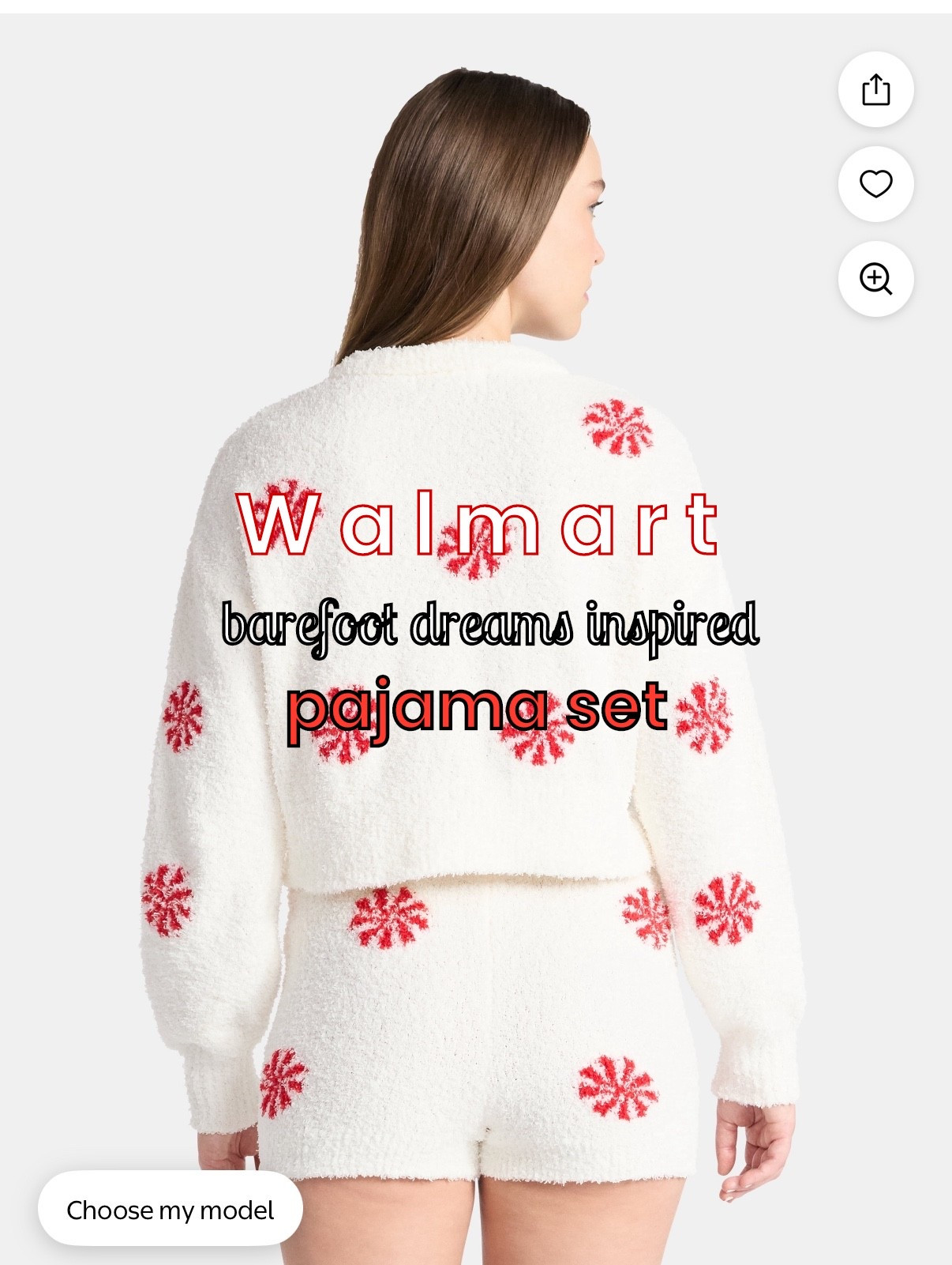 Walmart barefoot dreams inspired pajama set for Christmas! 

Christmas pajamas, gift guide, gifts for her, Walmart, Walmart pajamas, pajama set, loungewear, Walmart finds, candy canes, preppy, gifts for teen girls

#LTKHoliday #LTKGiftGuide #LTKFindsUnder50