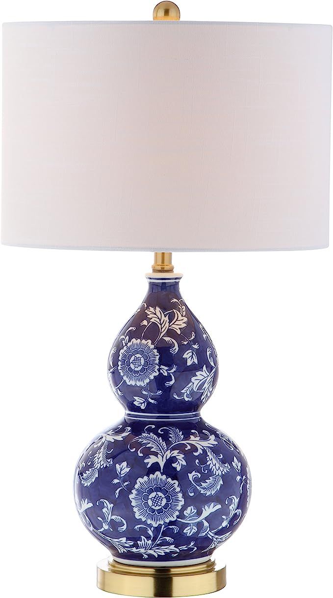JONATHAN Y JYL3003A Lee 27" Ceramic Chinoiserie LED Table Lamp Traditional Bedside Desk Nightstan... | Amazon (US)