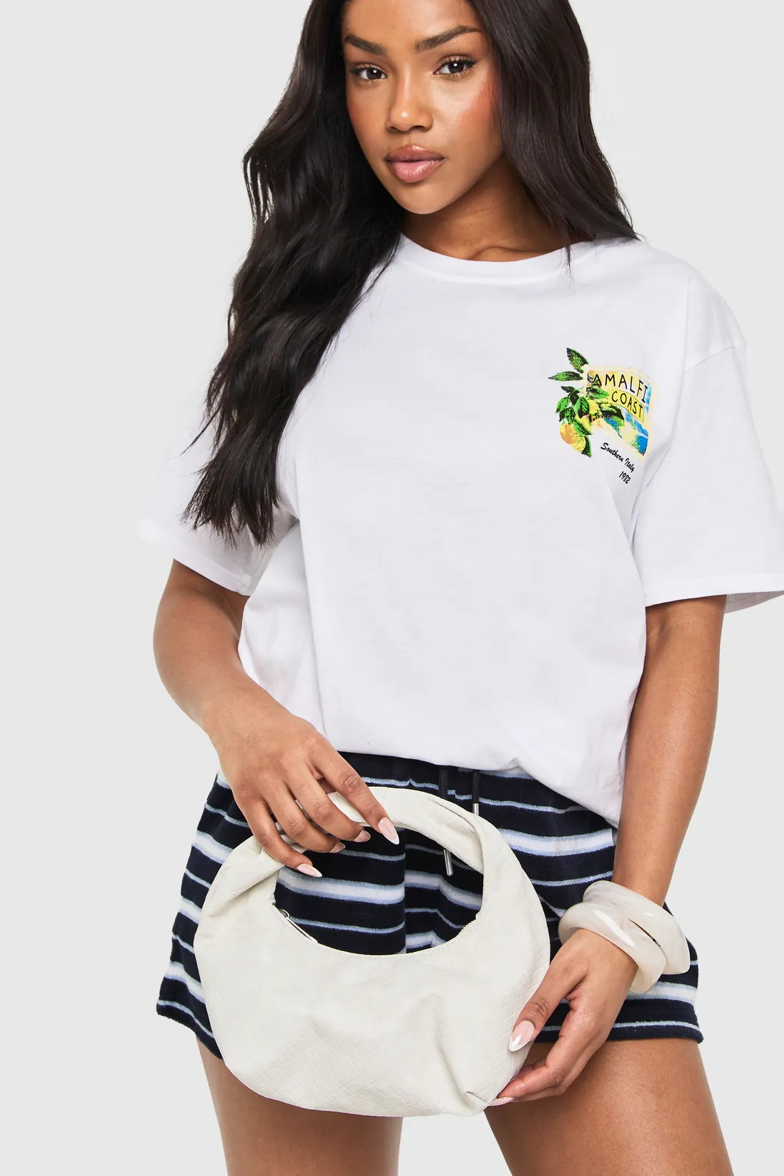 Twist Handle Grab Bag | Boohoo.com (UK & IE)