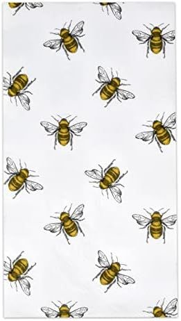 100 Bee Guest Napkins 3 Ply Disposable Paper Pack Honey Bumble Bees Dinner Hand Napkin for Happy ... | Amazon (US)
