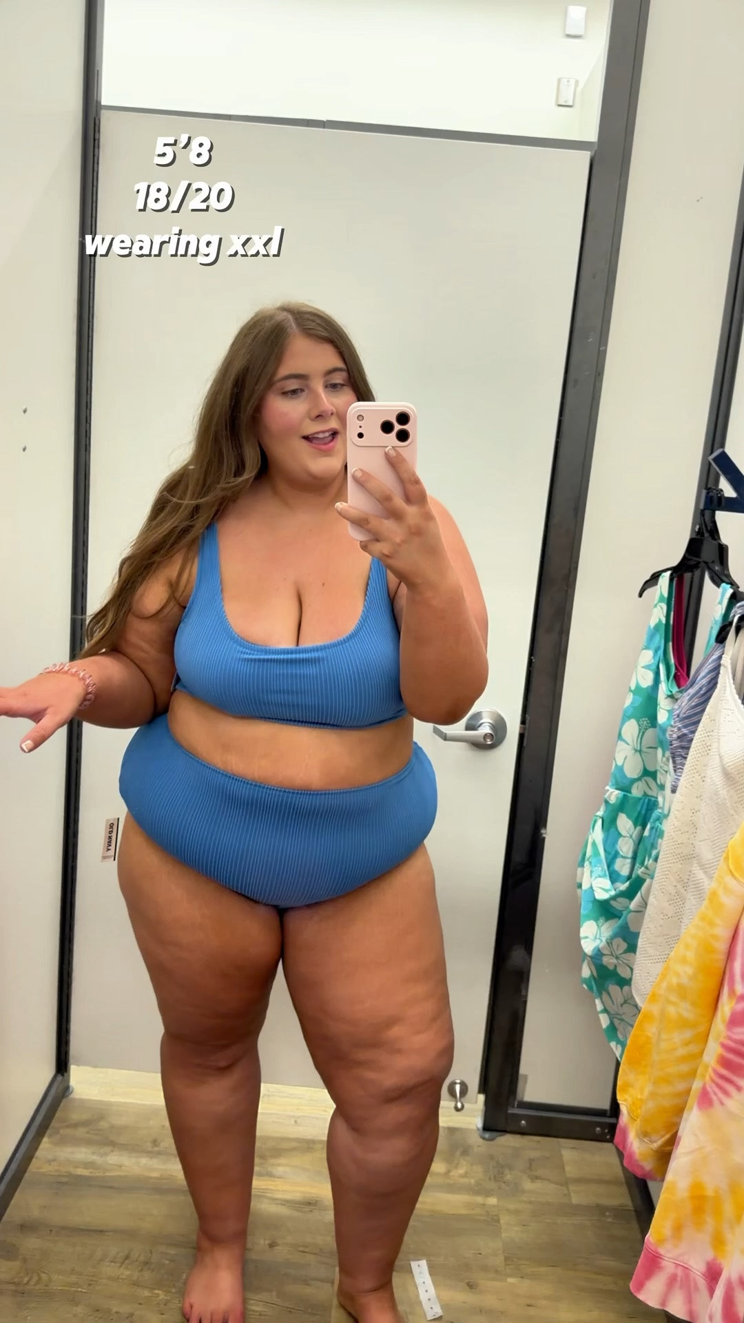 Old Navy has the best swimsuits for the plus size girlies! I'm wearing an xxl in both the top and bottoms, but would size down to an xl in the top for my perfect fit! 🩷

#LTKPlusSize #LTKSaleAlert #LTKSwim